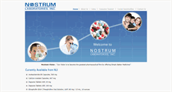 Desktop Screenshot of nostrumlabs.com